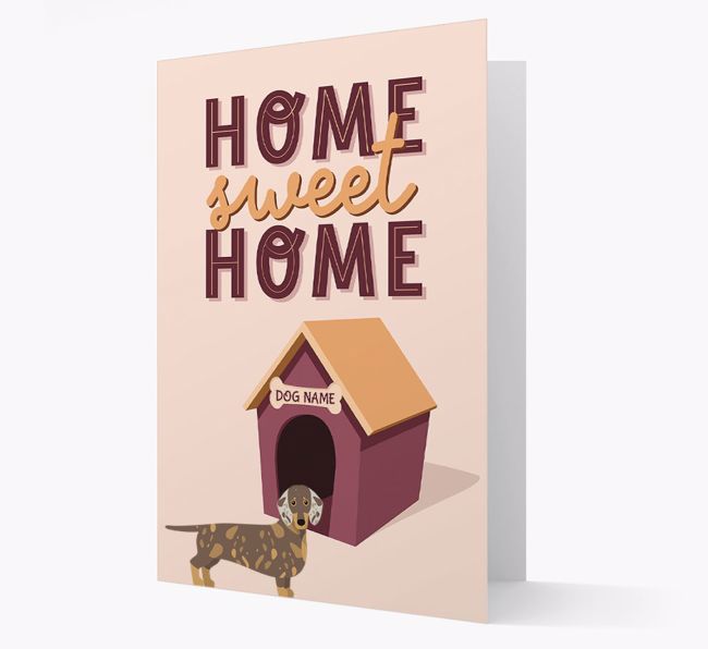 Home Sweet Home: Personalized {breedFullName} Card